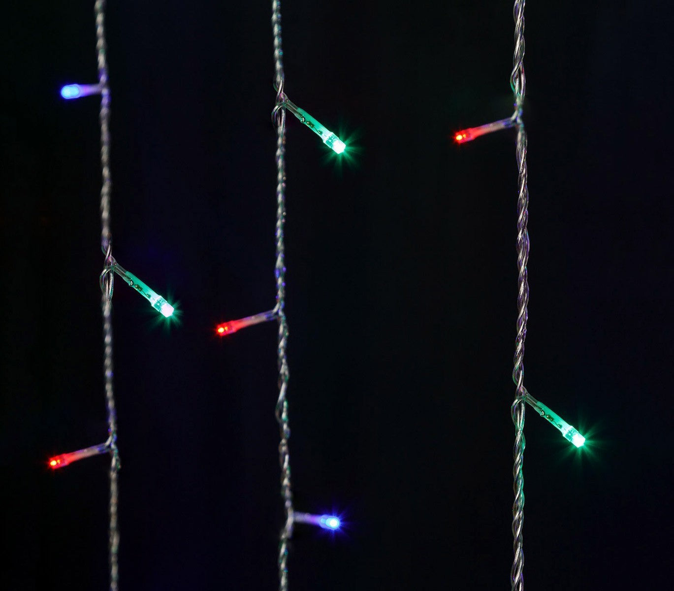 561319 Rideau lumineux Noël 180 led lumière multicolore pour sapin jusqu’à 180cm