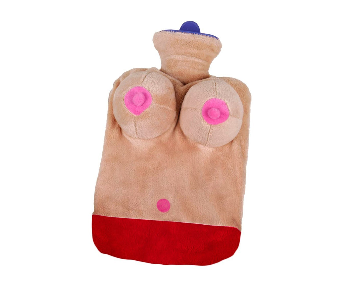748997 Bouillotte topless seins 3D en peluche enterrement de vie de jeune fille