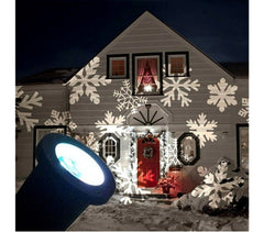 560896 Projecteur laser LED lumineux effet FLOCONS d'extérieur résistant à l'eau