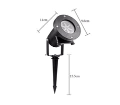 560895 Projecteur laser LED lumineux effet ÉTOILES d'extérieur résistant à l'eau