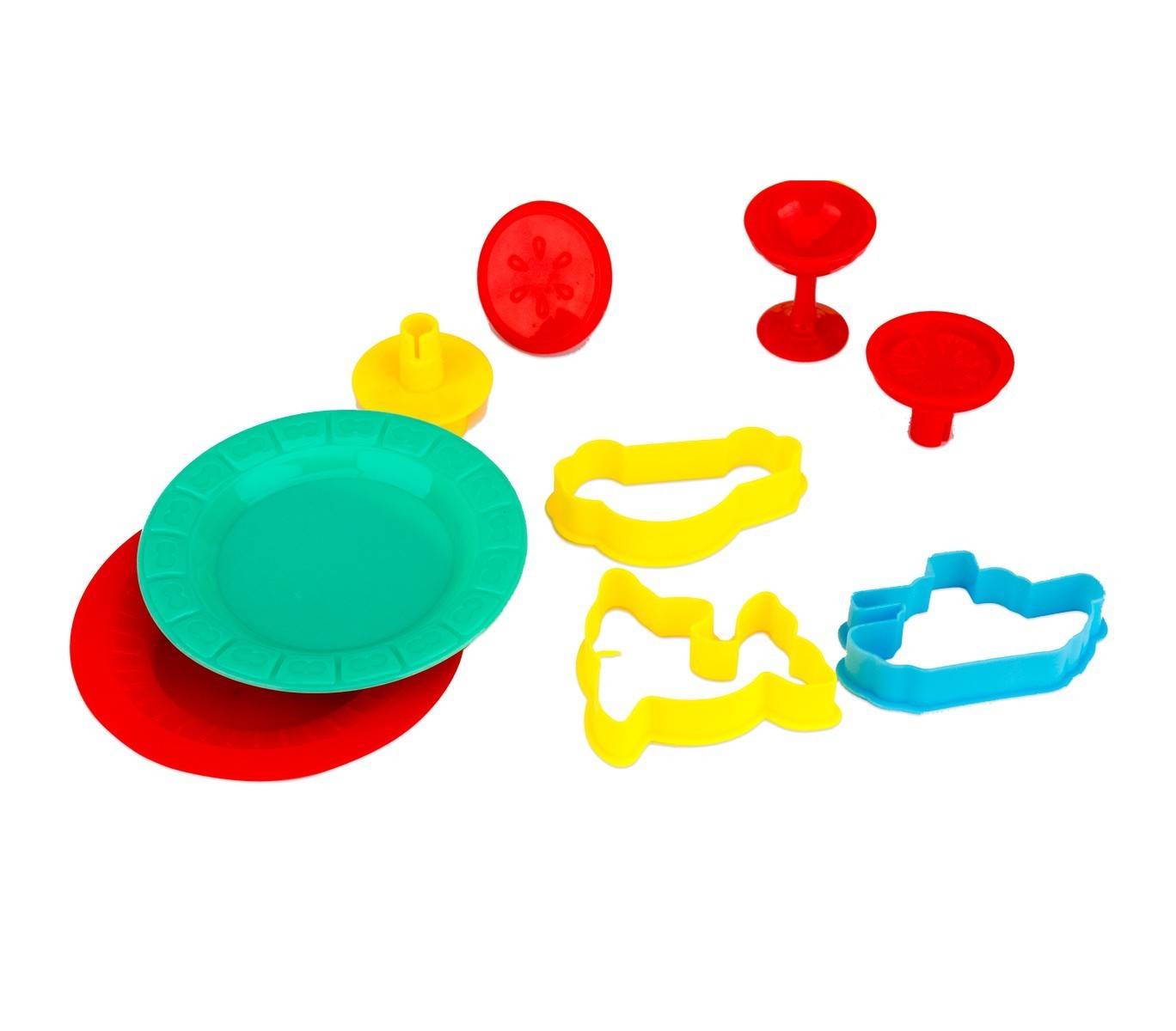100485 Table atelier pâte à modeler DECORA KID plusieurs accessoires et moules