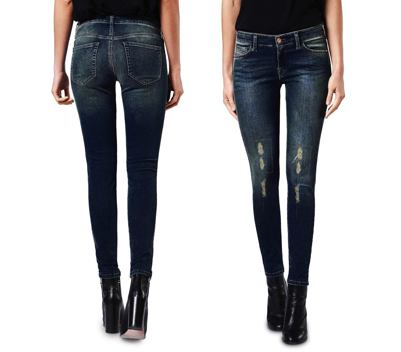 81128 Jean taille haute pour femme modèle Kendra slim fit tailles du XS au XL