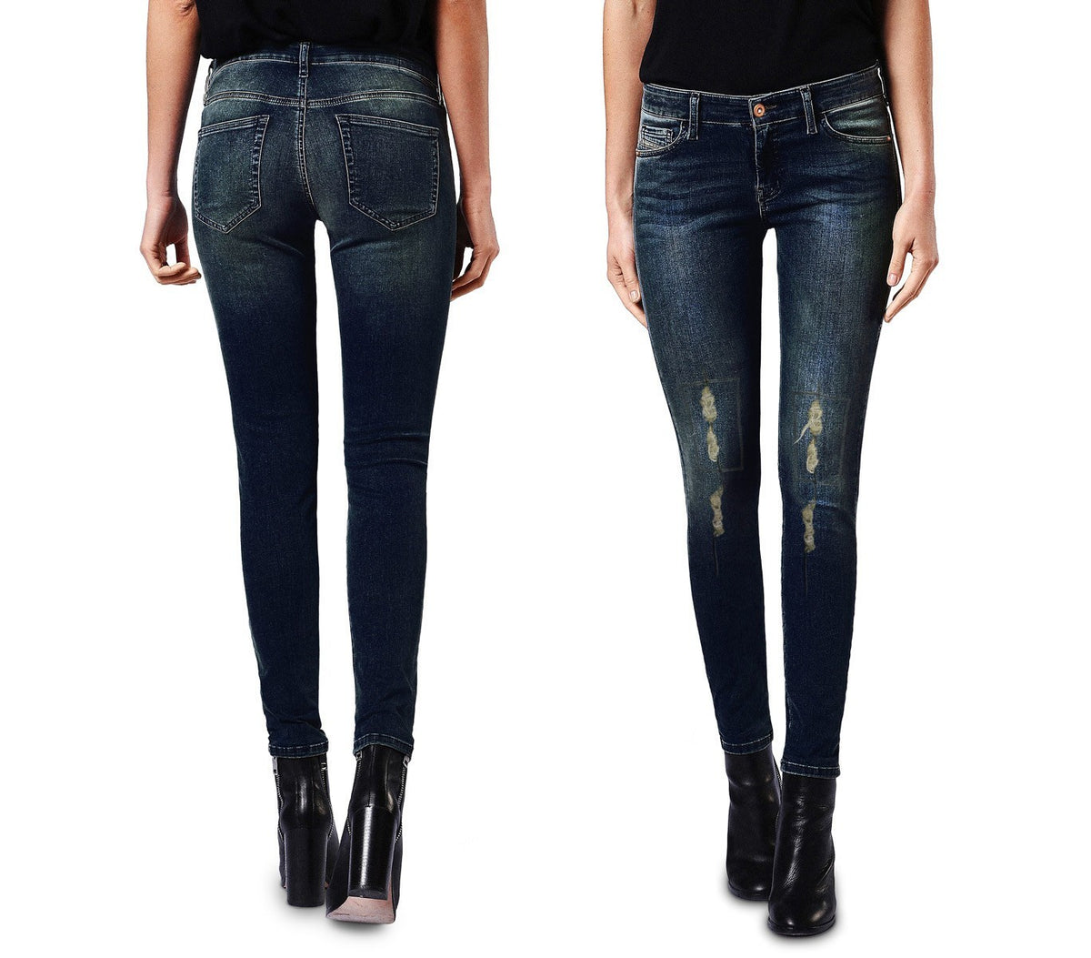 81128 Jean taille haute pour femme modèle Kendra slim fit tailles du XS au XL