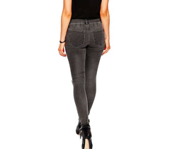 81154 Jean taille haute pour femme modèle RAGGED slim fit tailles du XS au XL