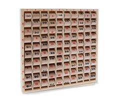 401858 Table de multiplications bois 10 colonnes 10 lignes 23 cm jeu éducatif 