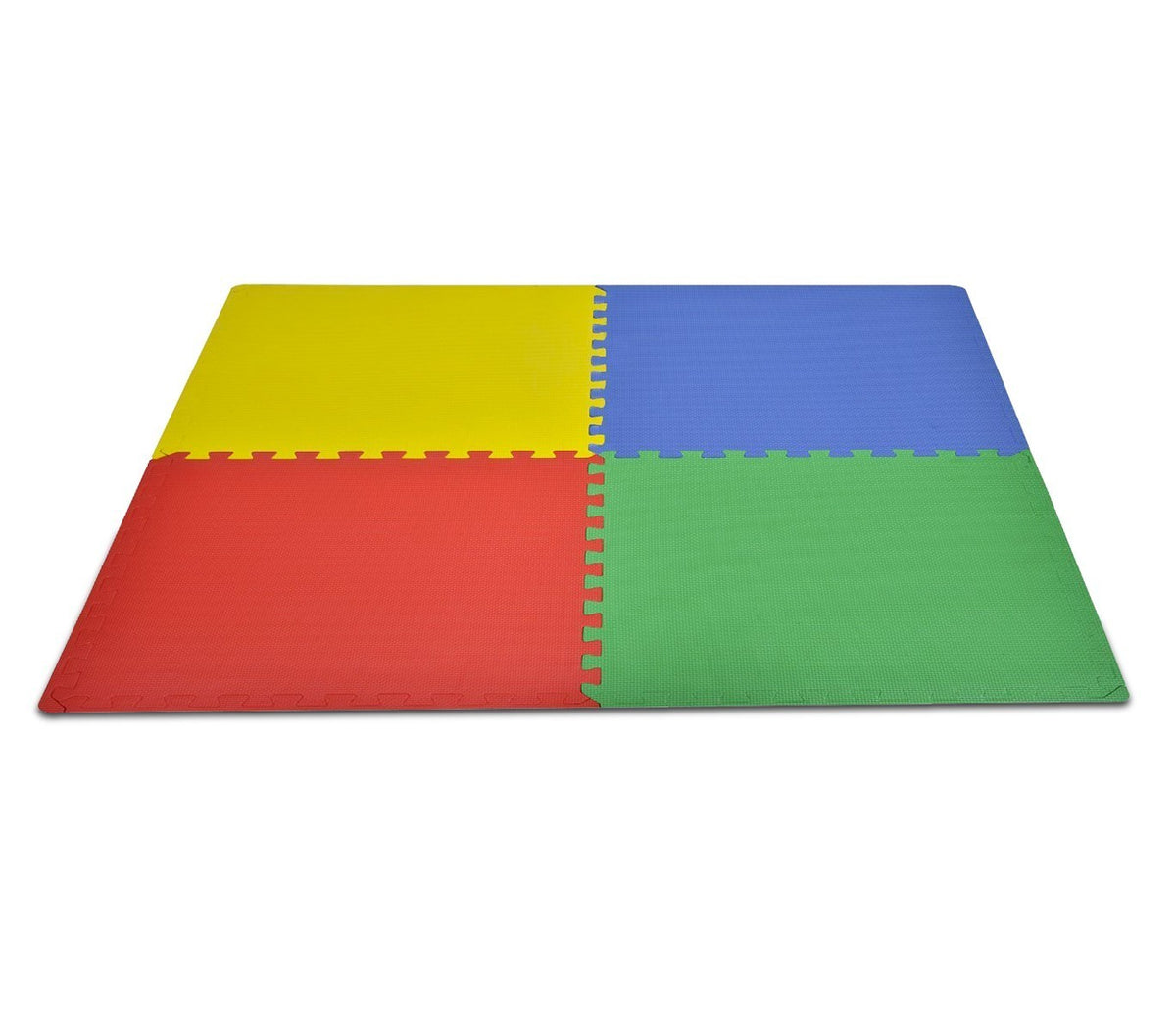 393062 Tapis puzzle en mousse 4 pièces à assembler MULTICOLORE  60 x 60 x 1 cm