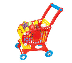 632306 Chariot de supermarché jouet avec 13 accessoires 53 x 20 x 36 cm