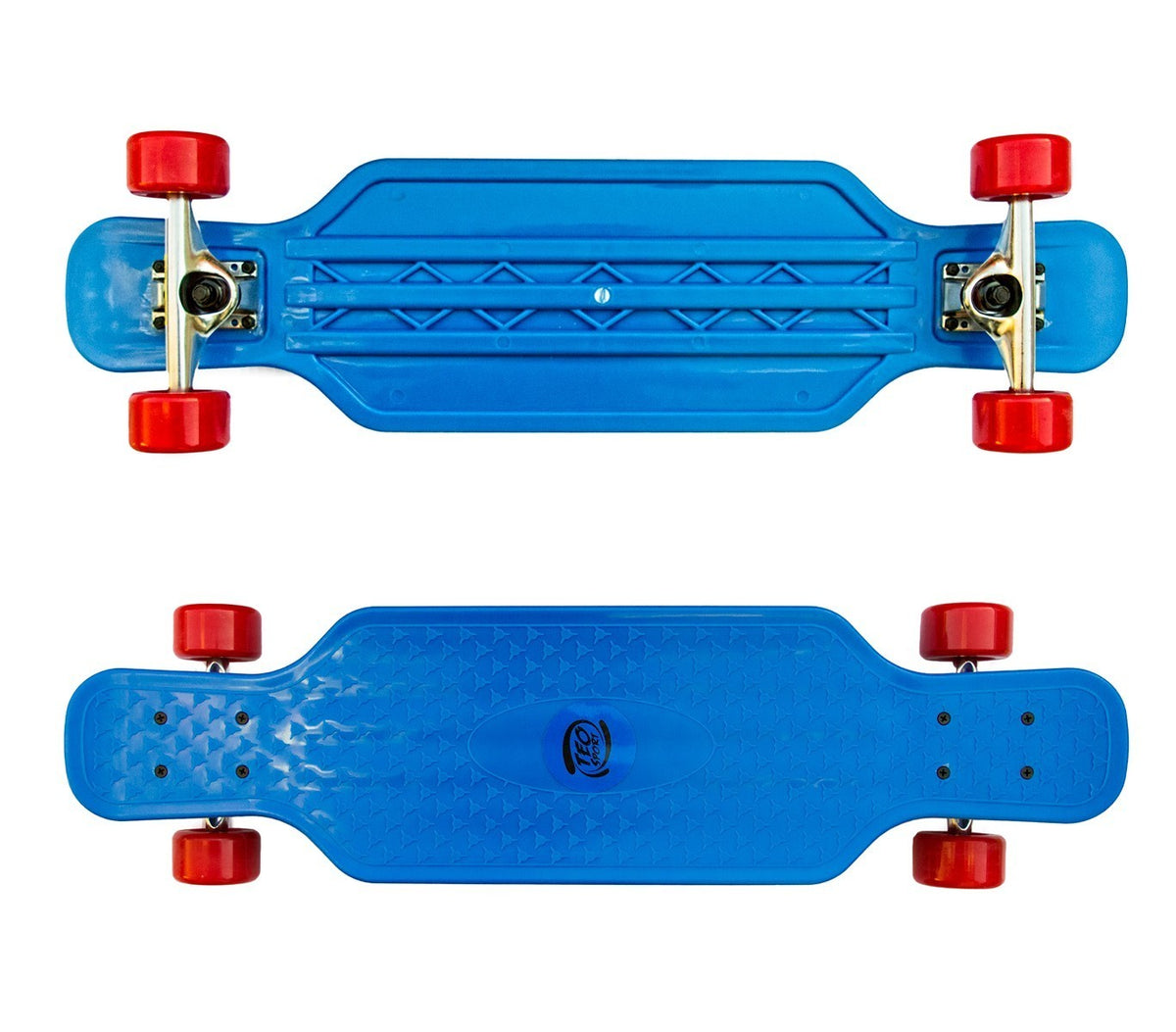 515654 Skateboard antidérapant ABS COULEURS FLUO roulements ABEC 7 80 cm
