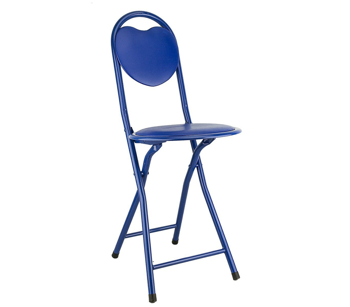 Tabouret de bar à dossier pliant CUORE DOLLY MATCH plusieurs couleurs 75 x 30 cm