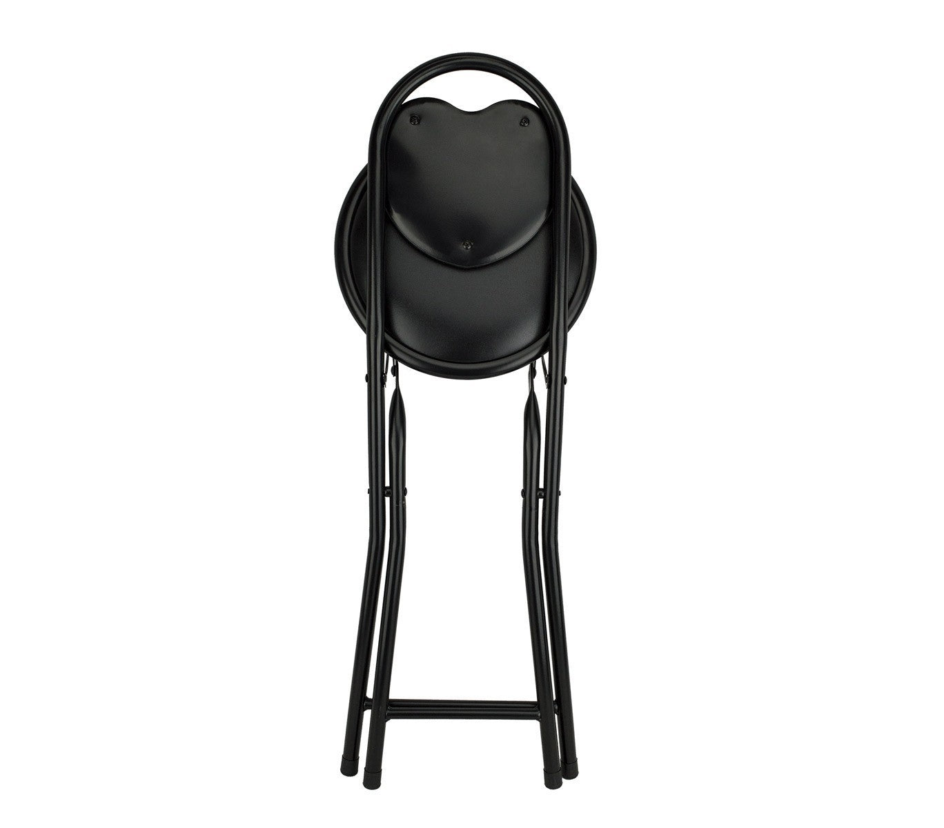 Tabouret de bar à dossier pliant CUORE DOLLY MATCH plusieurs couleurs 75 x 30 cm