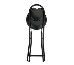 Tabouret de bar à dossier pliant CUORE DOLLY MATCH plusieurs couleurs 75 x 30 cm