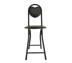 Tabouret de bar à dossier pliant CUORE DOLLY MATCH plusieurs couleurs 75 x 30 cm