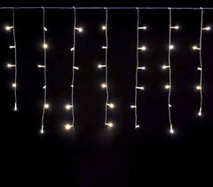 561283 Rideau lumineux d'extérieur de Noël 96 led 3 mt x 0.6 cm lumière froide 