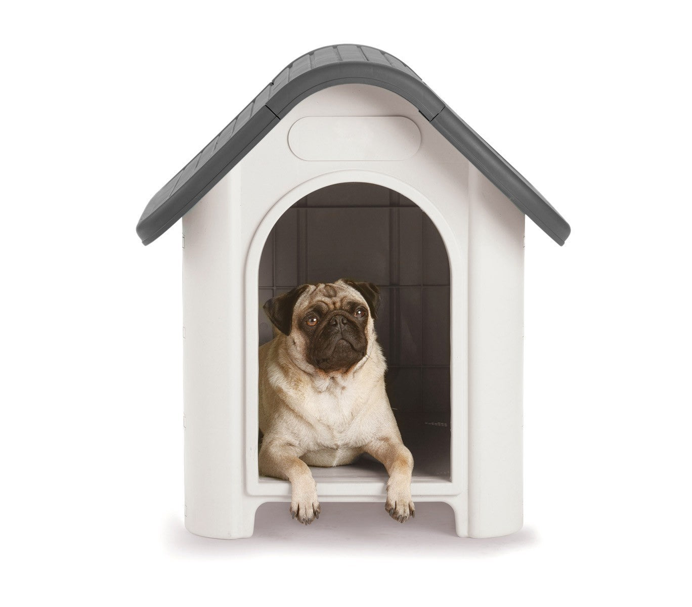 4566 Niche pour chien PROLABZOO avec fentes d'aération 59,2 x 66 x 63 cm