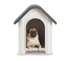 4566 Niche pour chien PROLABZOO avec fentes d'aération 59,2 x 66 x 63 cm