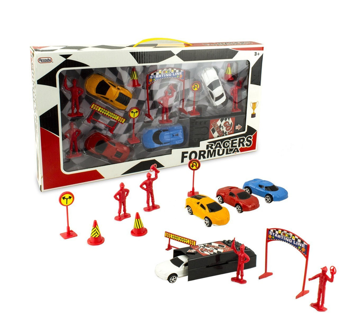 115270 Playset RACERS FORMULA accessoires pour circuit de voitures ou de go-kart