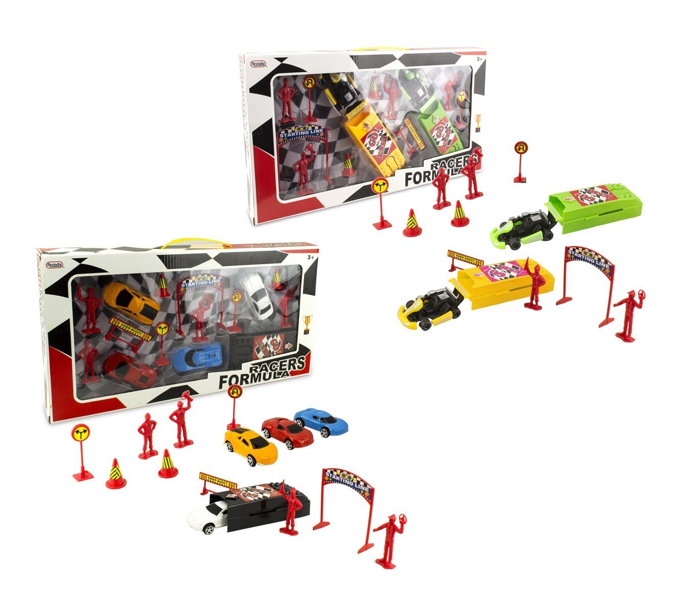 115270 Playset RACERS FORMULA accessoires pour circuit de voitures ou de go-kart