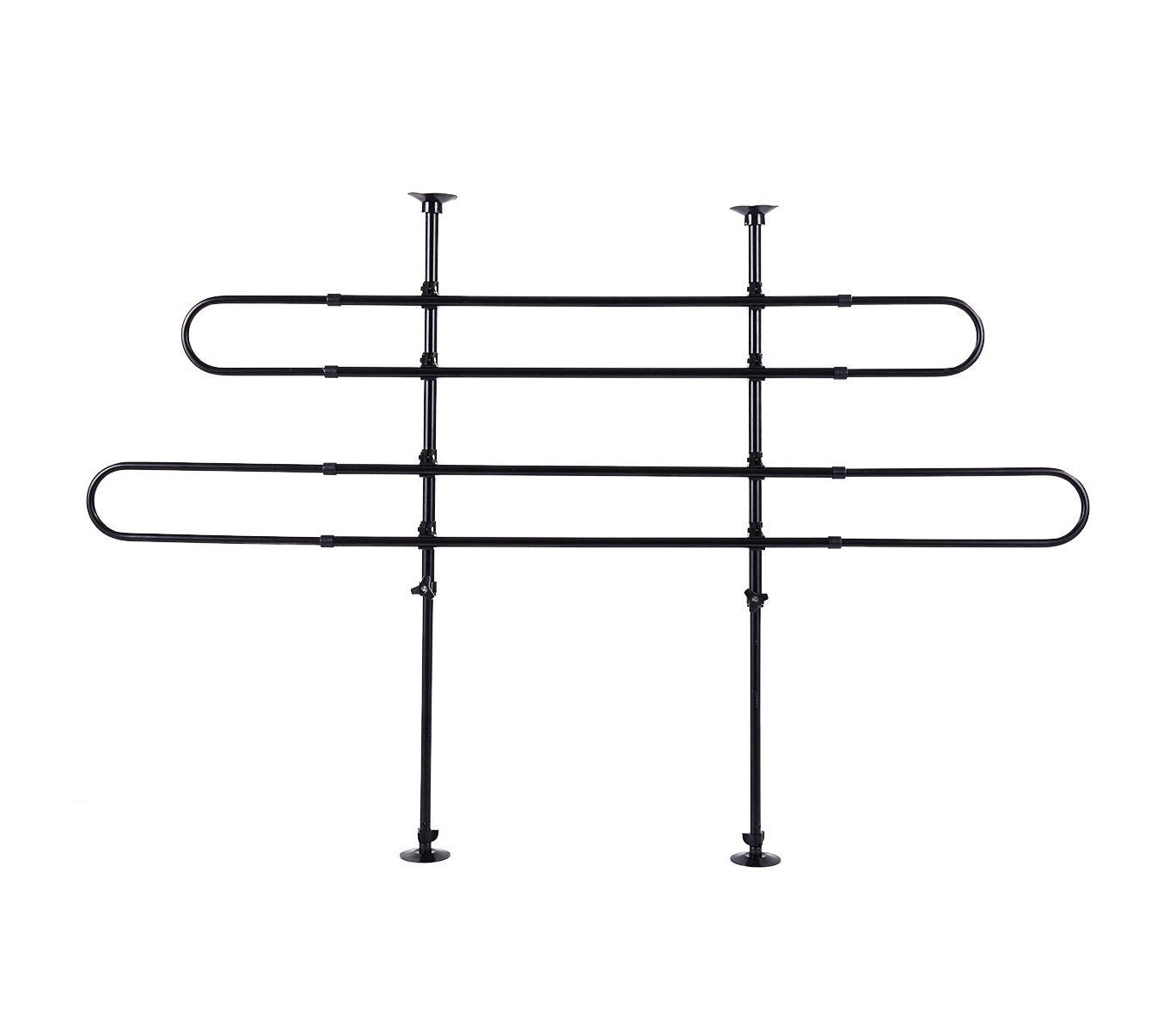 4557 Grille de séparation télescopique universel voiture 3 et 5 portes 2 pièces