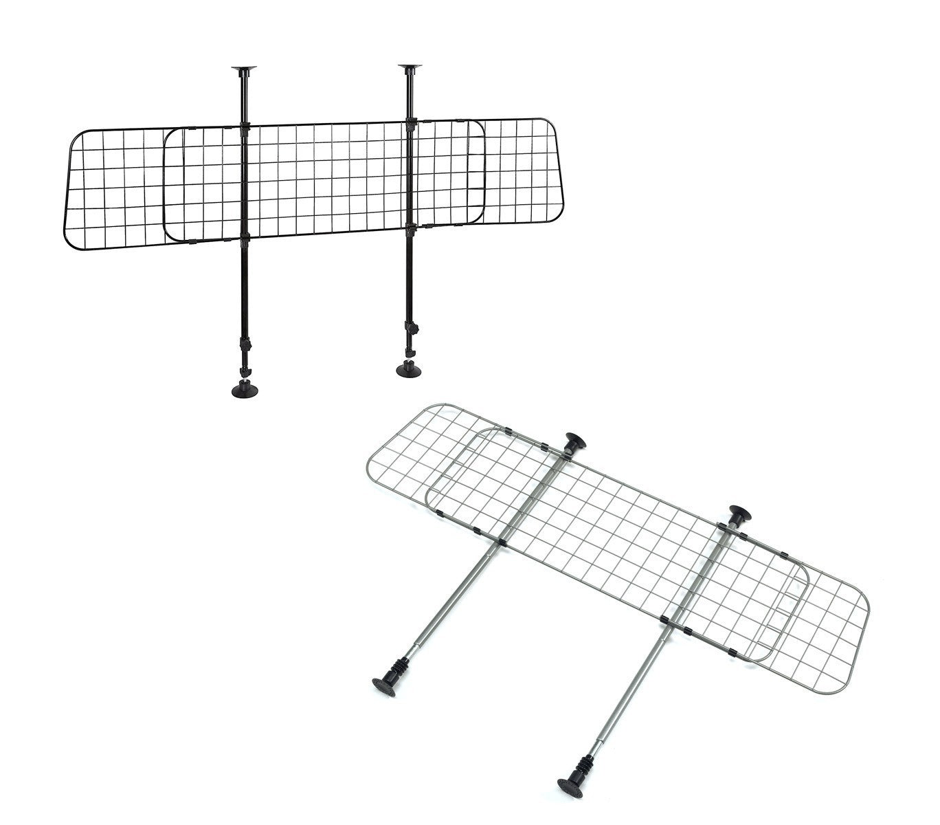 4558 Grille de séparation universelle et extensible pour voiture en métal