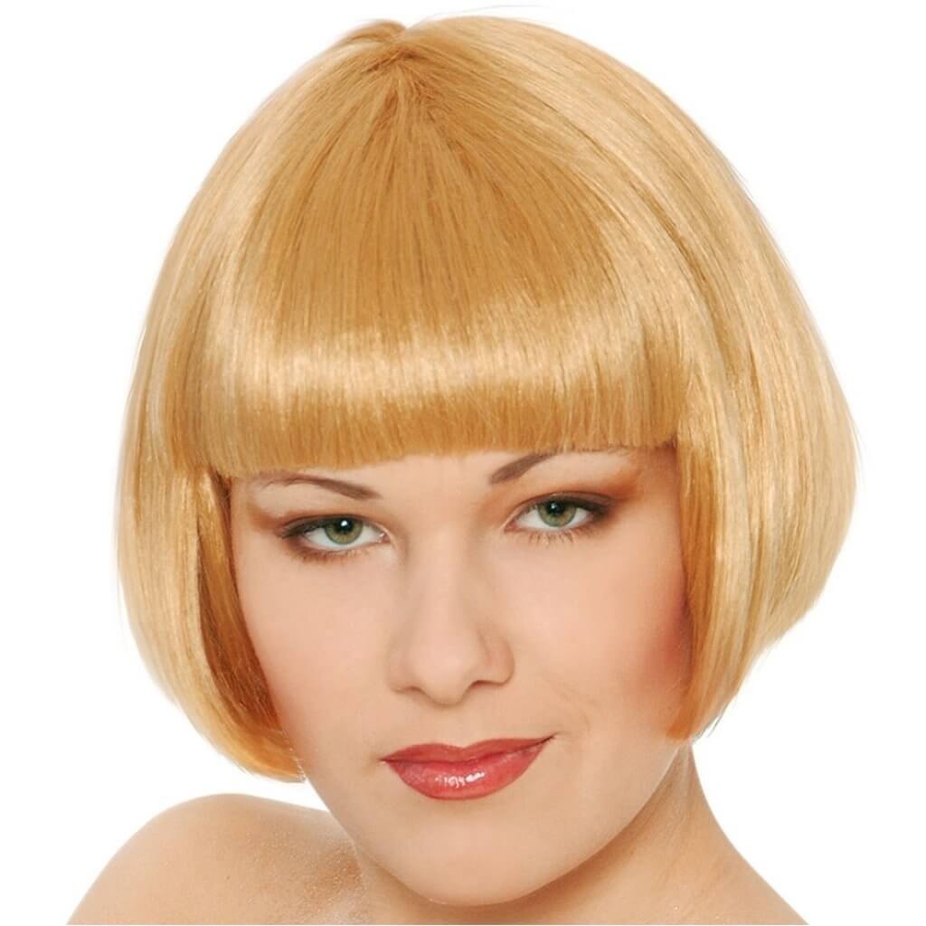 444263 Perruque Blonde Carré Plongeant idéal pour carnaval et soirées à thème