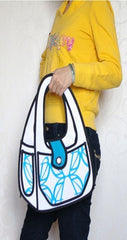 Sac à la mode 3D - BD - turquoise