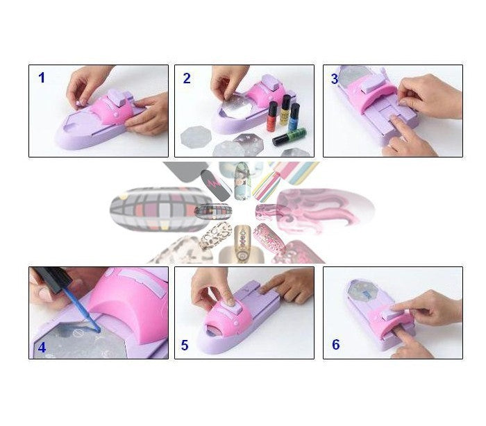 Machine à décorer les ongles émaux - 45 motifs