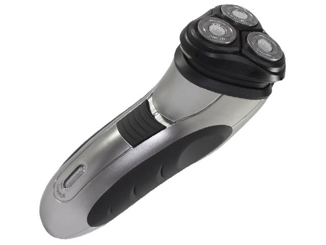 Rasoir électrique sans fil et rechargeable avec 3 têtes rotatives, Wet & Dry