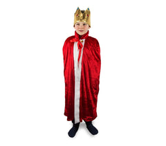 368721 Déguisement de carnaval pour enfant ROI EMPEREUR avec couronne