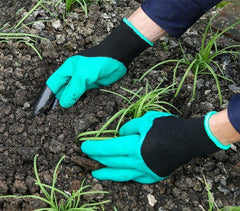 708004 Gants de jardinage avec griffes en plastique ABS pour creuser