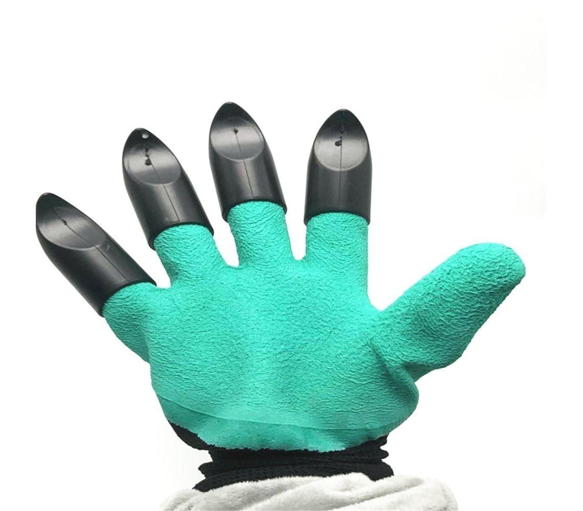 708004 Gants de jardinage avec griffes en plastique ABS pour creuser