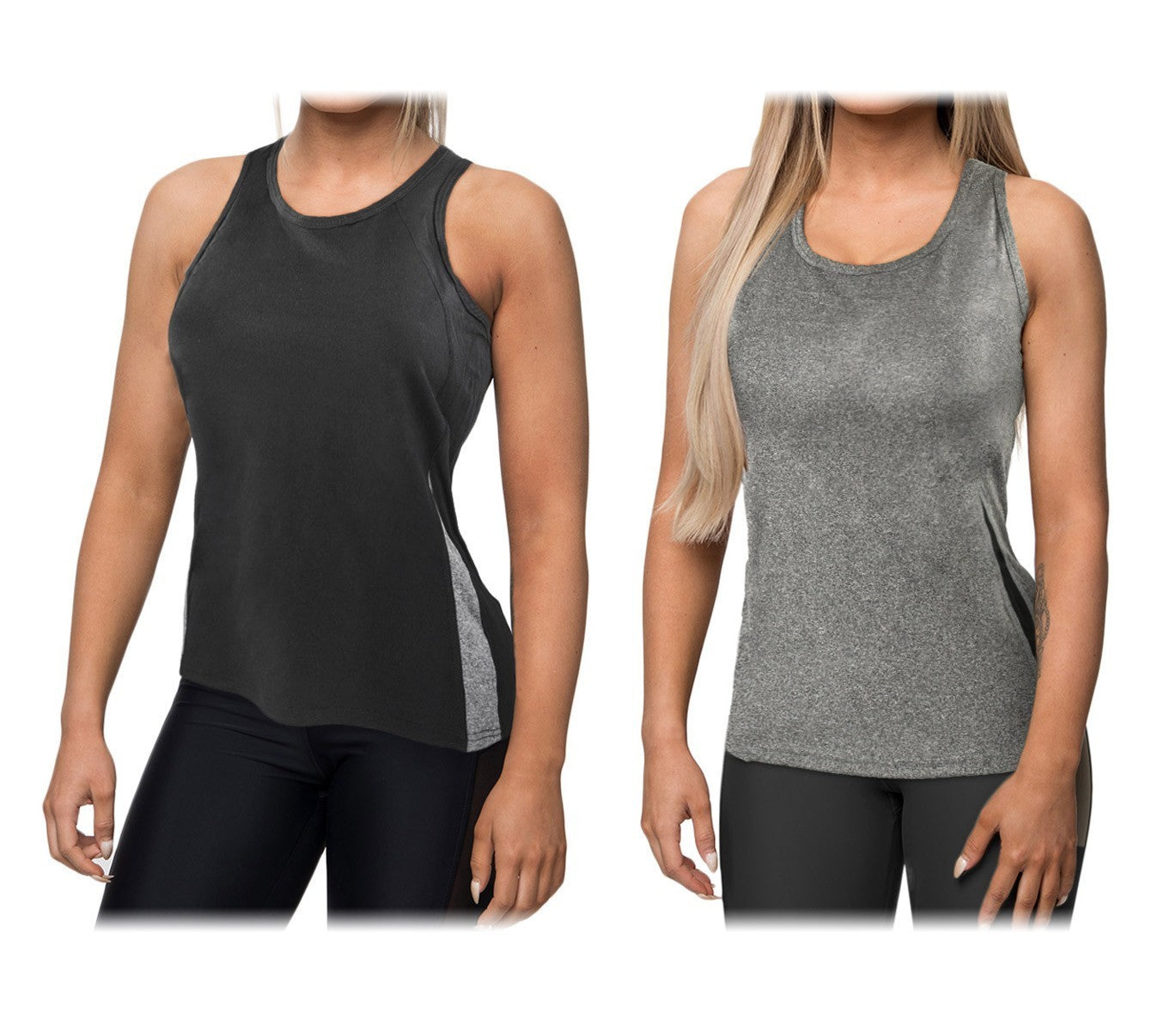 KZ-353  t-shirt de sport running pour femme en tissu respirant en deux couleurs