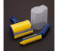 289440 Brosse à rouleau lavable 2 en 1 pour enlever les poils et les débris