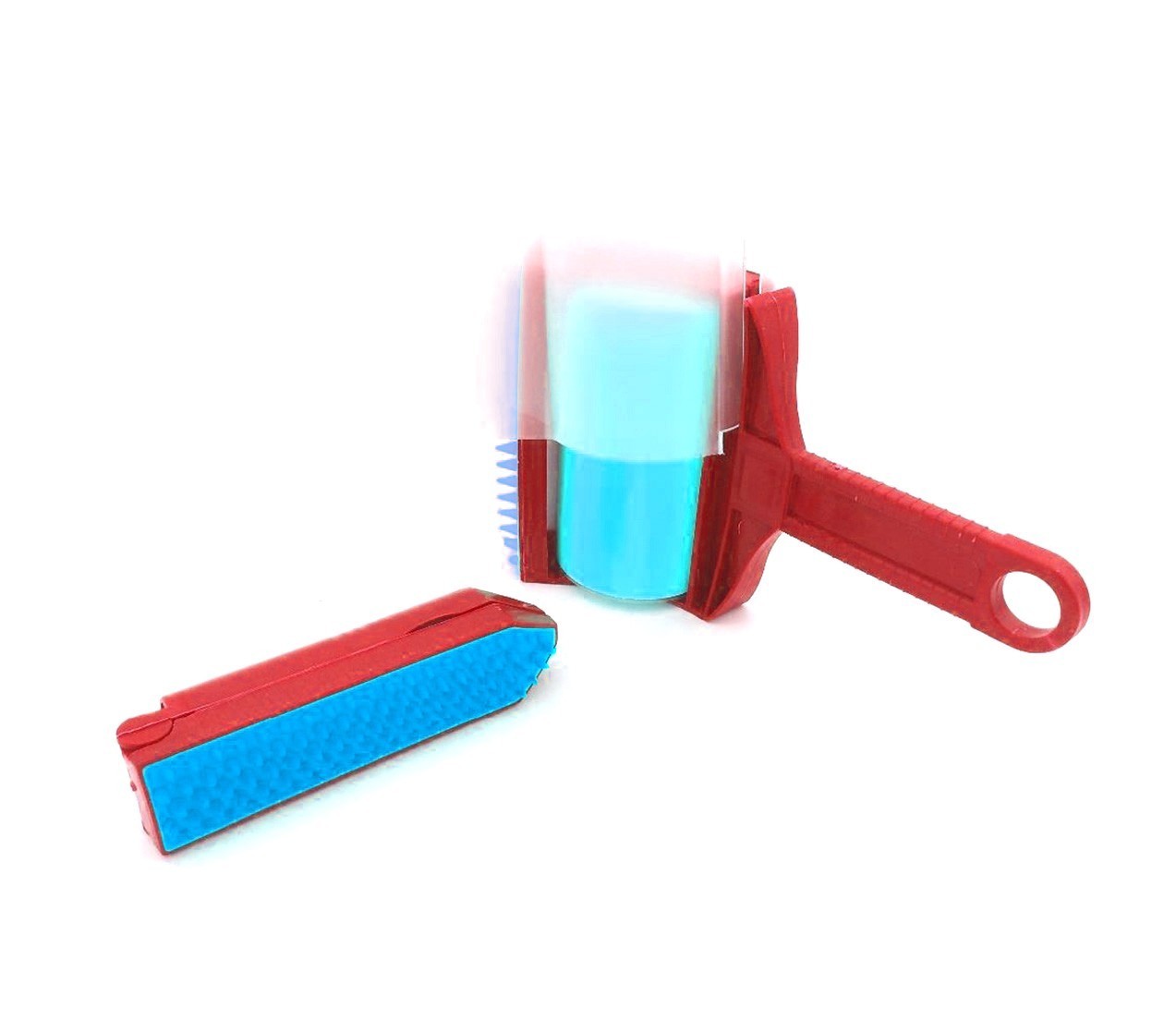 289440 Brosse à rouleau lavable 2 en 1 pour enlever les poils et les débris