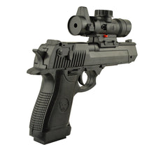 141458 Pistolet en plastique jouet 1823-87 avec pointeur 6 mm billes incluses