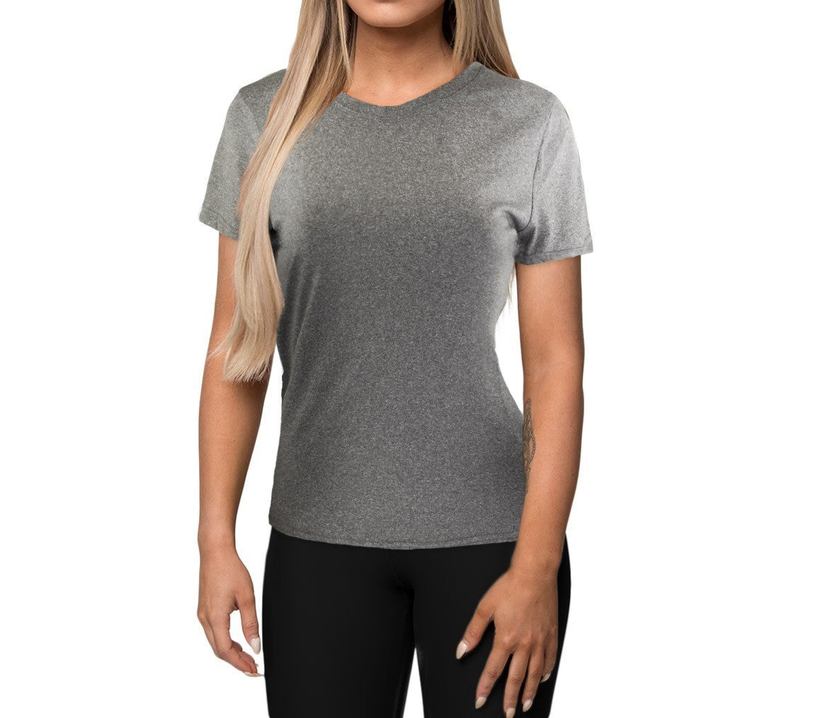 Lot de 4 t-shirts de sport et running pour femme en tissu pour fitness et sport