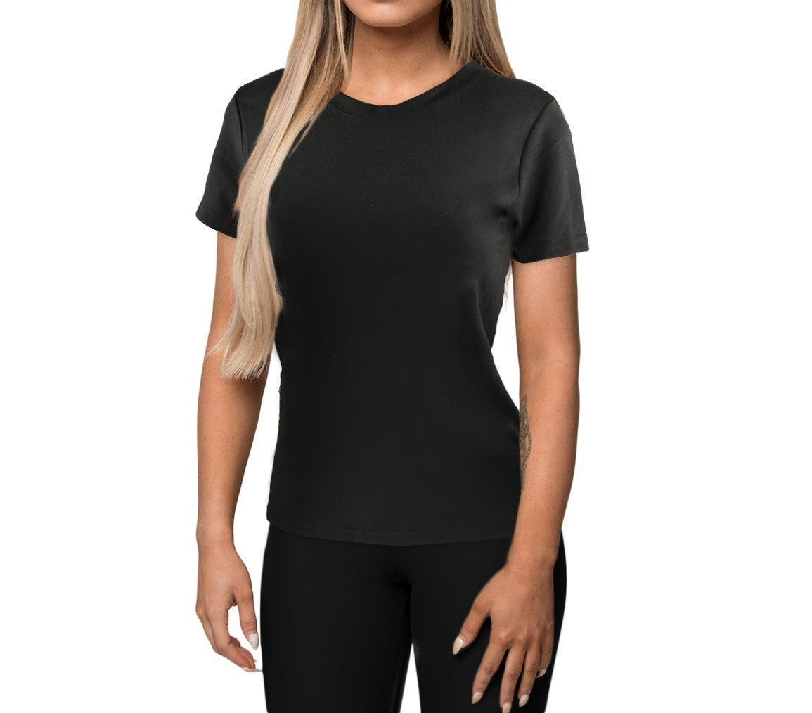 Lot de 4 t-shirts de sport et running pour femme en tissu pour fitness et sport