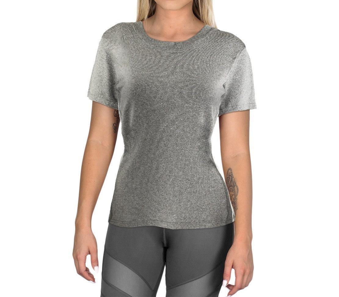 Lot de 4 t-shirts de sport et running pour femme en tissu pour fitness et sport