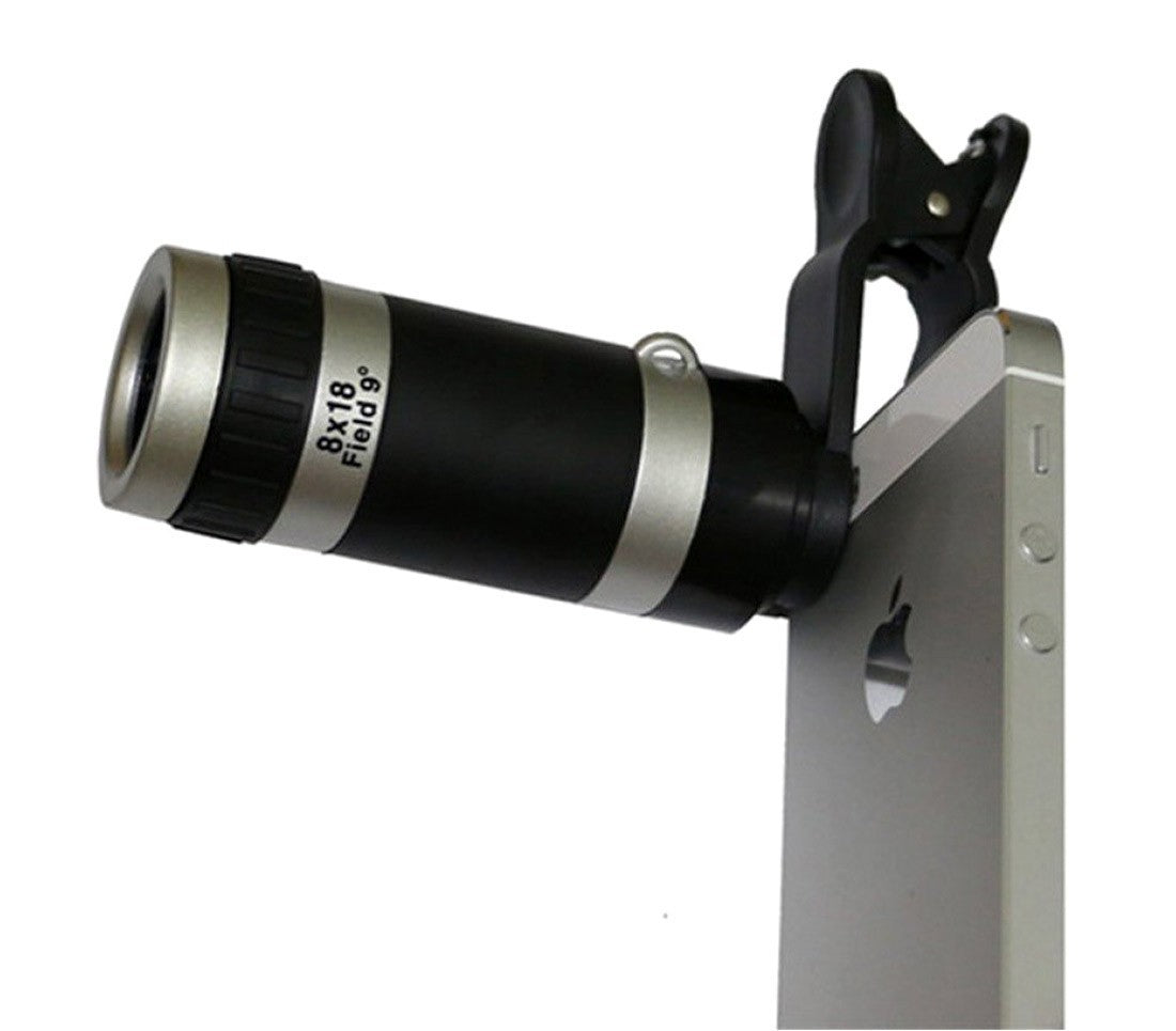 011341 Téléobjectif TECHMADE pour smartphone zoom 8x focalisation manuel