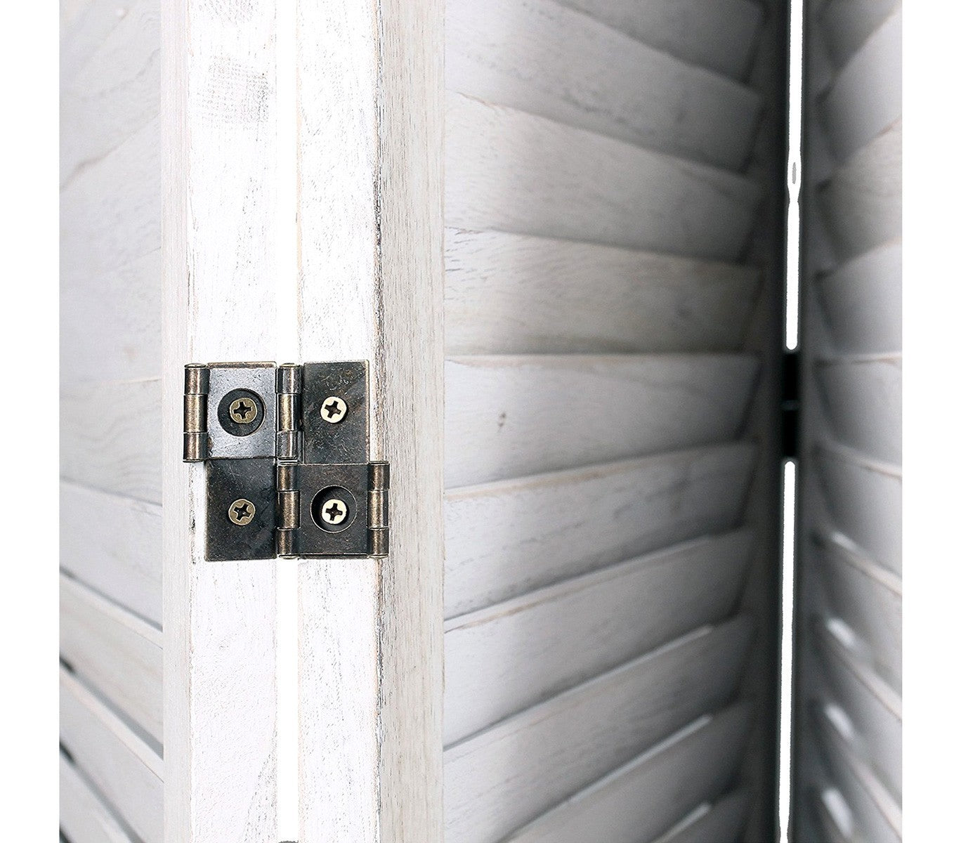 394502 Paravent modèle classique en bois naturel 170 x 40 cm trois panneaux
