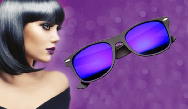 Lunettes de soleil avec le modèle unisexe lentilles en différentes couleurs