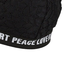 H869 Soutien-gorge à brides femme modèle RIEM base élastiquée bonnet en dentelle