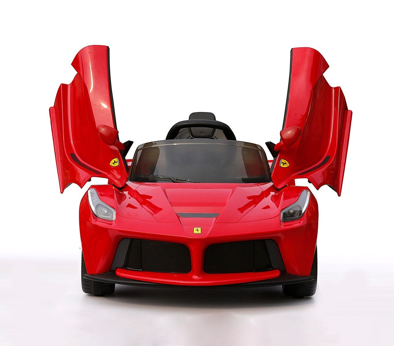 B81842 Voiture électrique pour enfants FERRARI siège en cuir 12V télécommandée