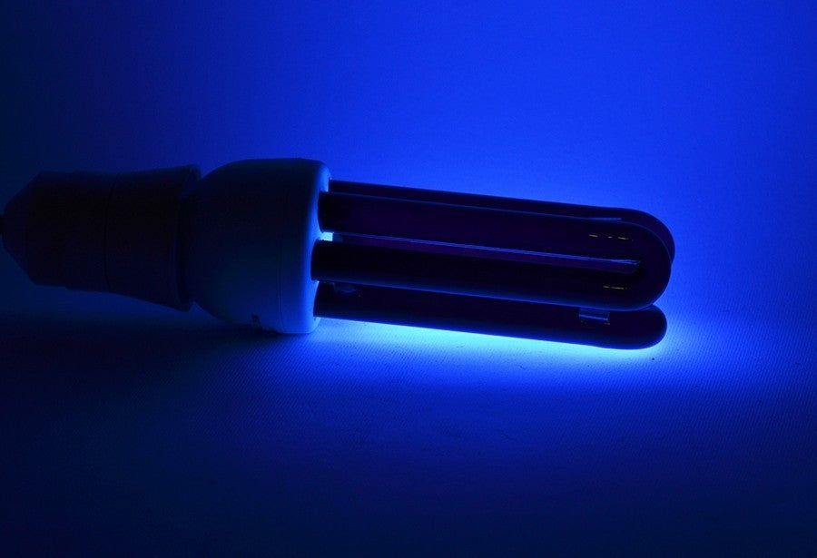 Lampe UV effet fluorescent d'ampoule ultraviolette- lumière bleu de discothèques