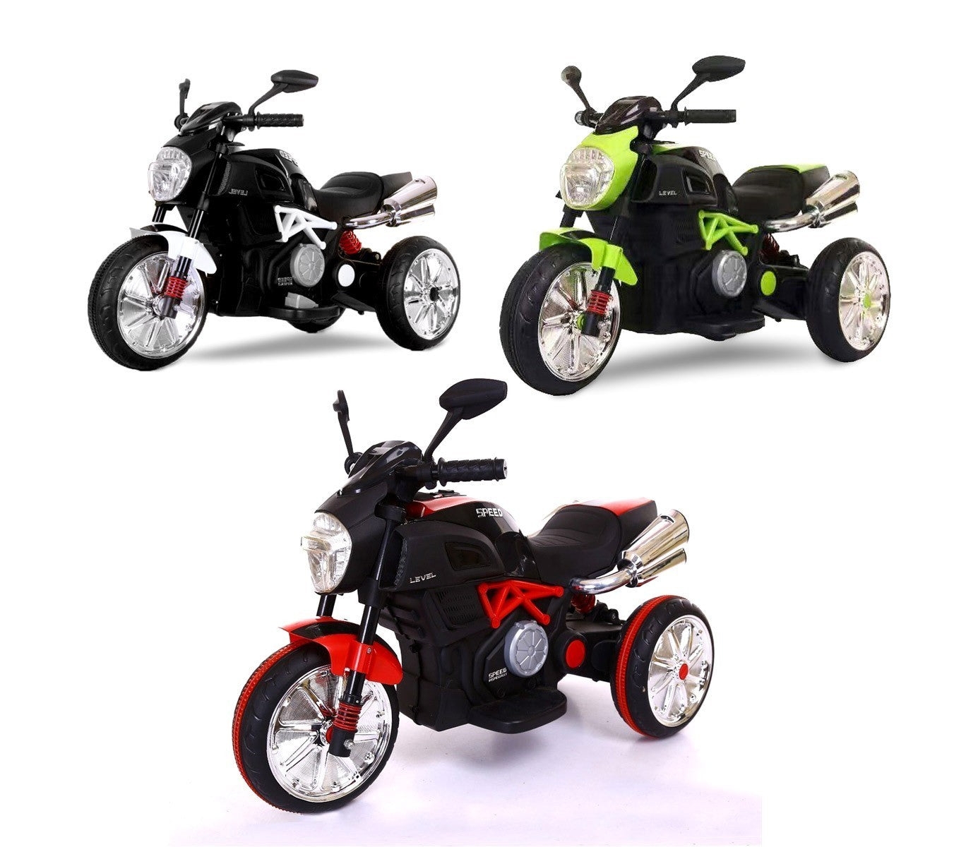 B30402 Moto électrique pour enfant VELOCE rechargeable avec lumières et sons 6V