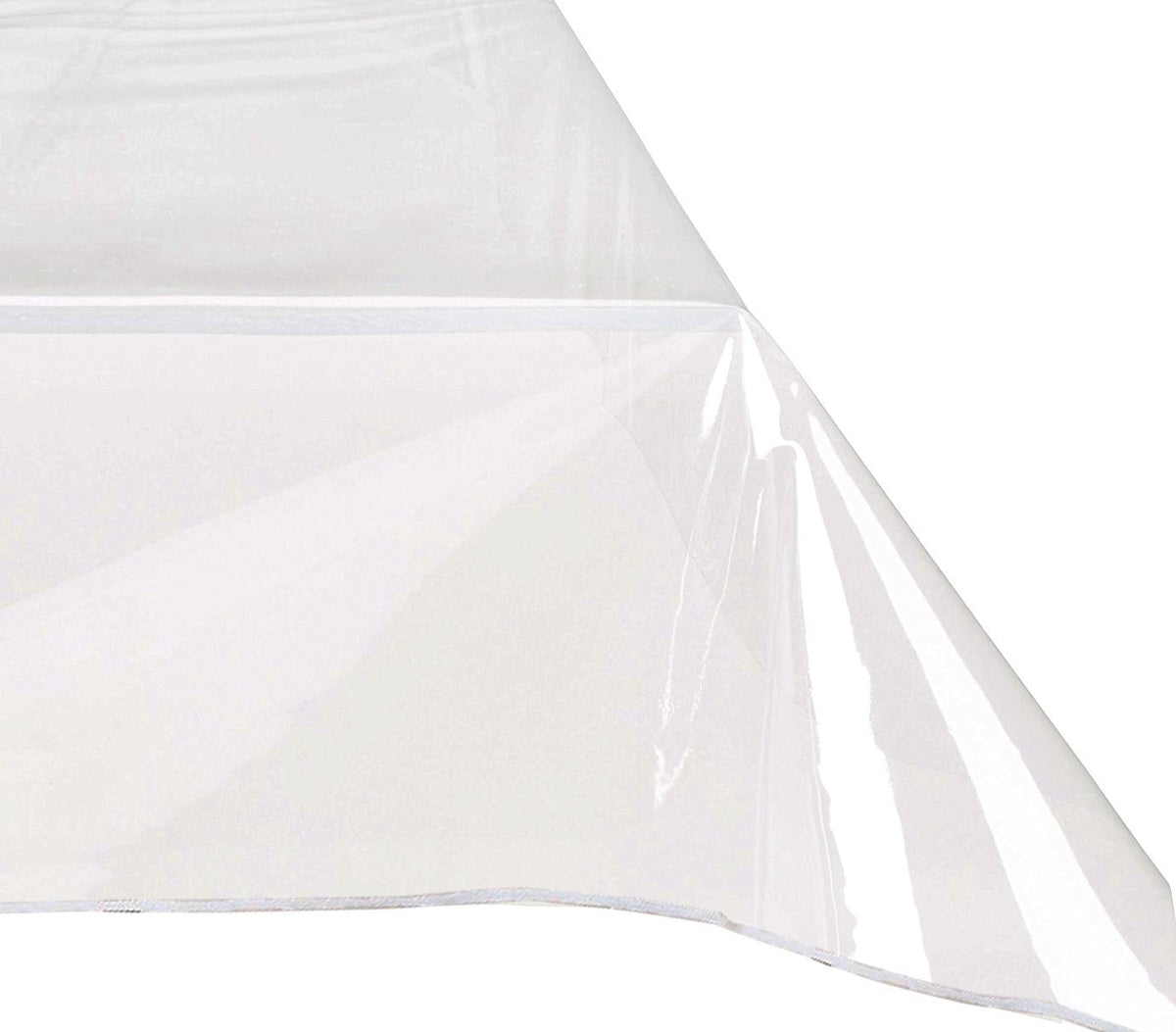 302989 Nappe rectangulaire toile cirée PVC 140x225 cm imperméable transparente