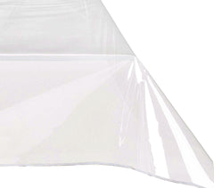 302989 Nappe rectangulaire toile cirée PVC 140x225 cm imperméable transparente