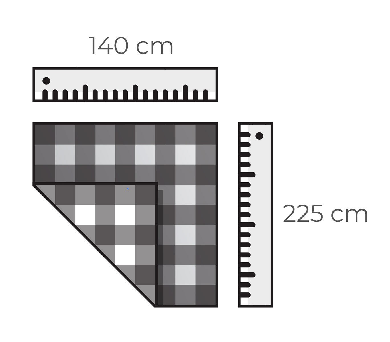302989 Nappe rectangulaire toile cirée PVC 140x225 cm imperméable transparente