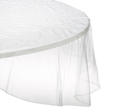 303009 Nappe ronde toile cirée PVC diamètre 150 cm imperméable et transparente