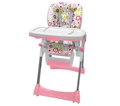 BG-89 Chaise haute bébé Capri NUNU' hauteur réglable inclinable assise souple