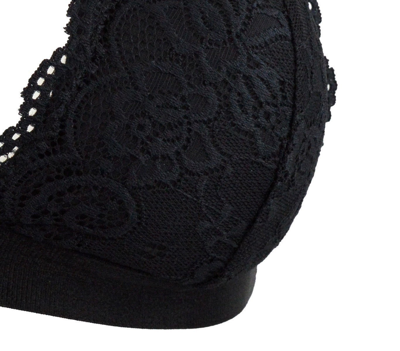 H832 Soutien-gorge à brides bonnet triangle Morena en dentelle noire ou blanche